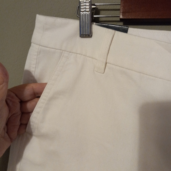 J. Crew 16 Preppy Cotton White 7" Shorts New! - Picture 6 of 9